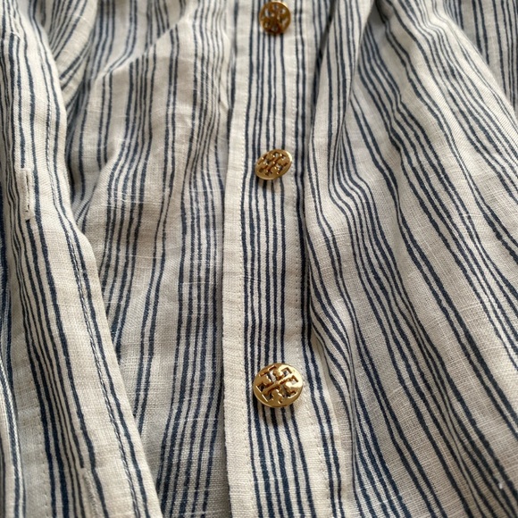 Tory burch button up dress / coverup - Picture 4 of 4